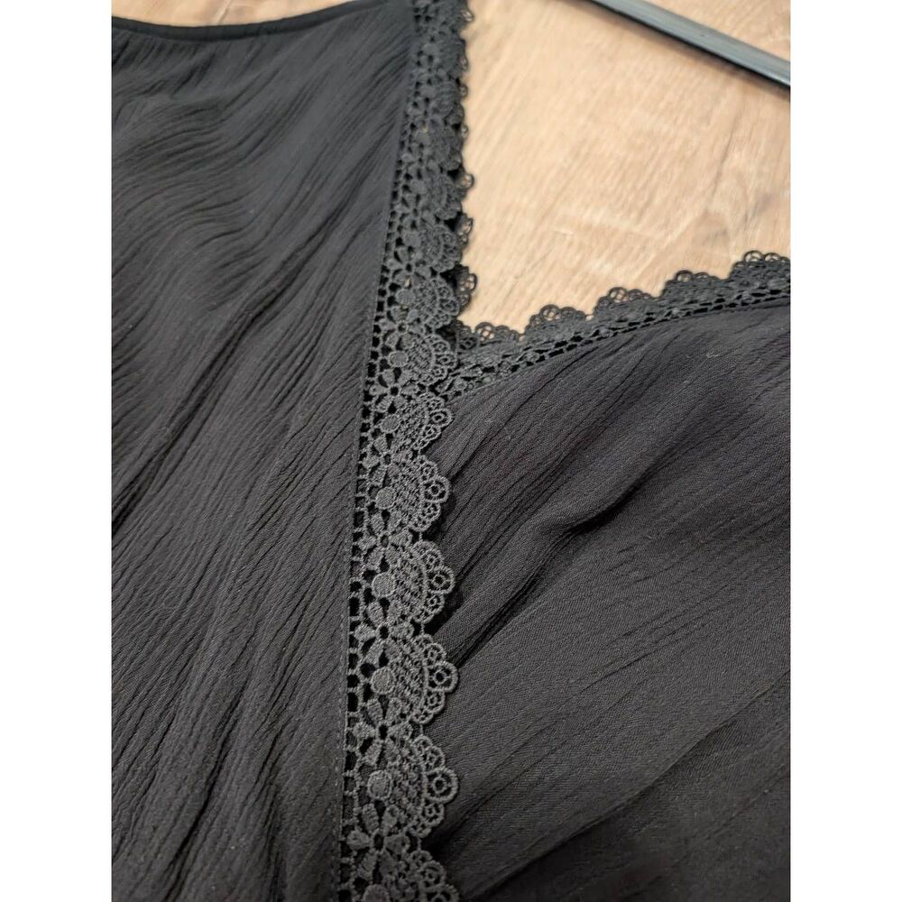 City Chic Dress Sunset Dream Black Plus 1X 18 Festival Wedding Western Gypsy EUC - Picture 8 of 13